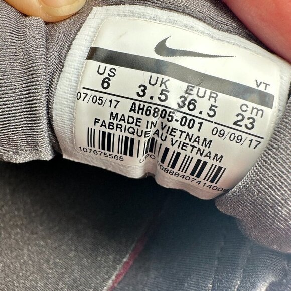 Nike Air Max 97 Ultra 17 LX Women Size 6 AH6805 001 Gunsmoke Grey White Shoes - Picture 13 of 15